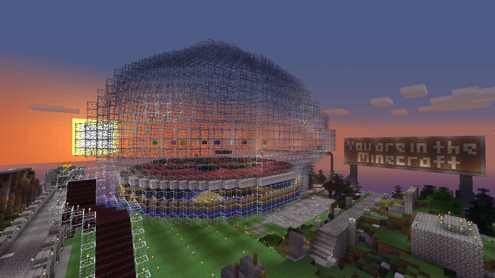 Enderman Arena of Music from outside